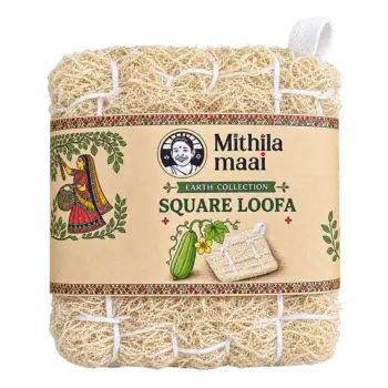 Square Natural Loofah